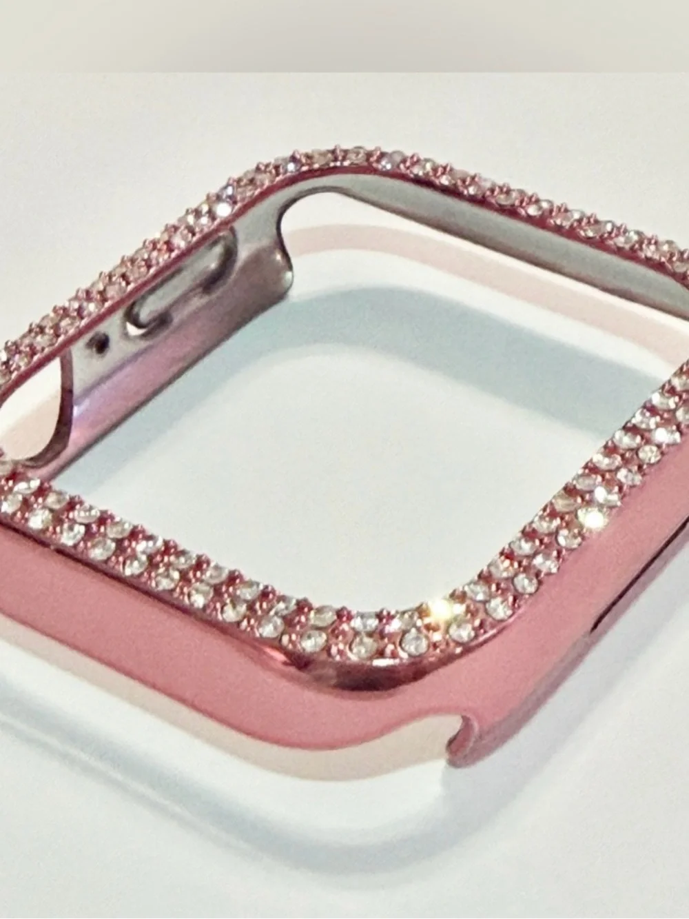 6 Apple Watch Series 7 Case Covers - Pink, Gold, Rose Gold, Silver, Rhinestone